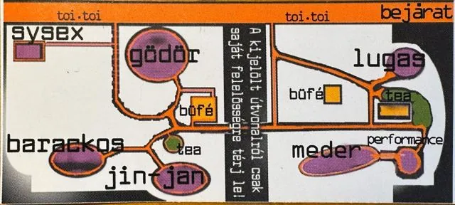 Frankhegy party ticket map, Frankhegy buli jegy térkép
